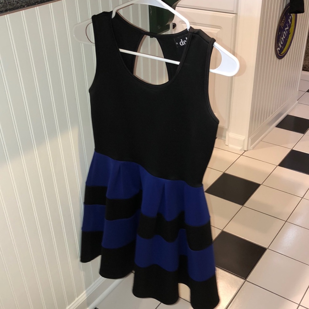 Black and Blue Dress